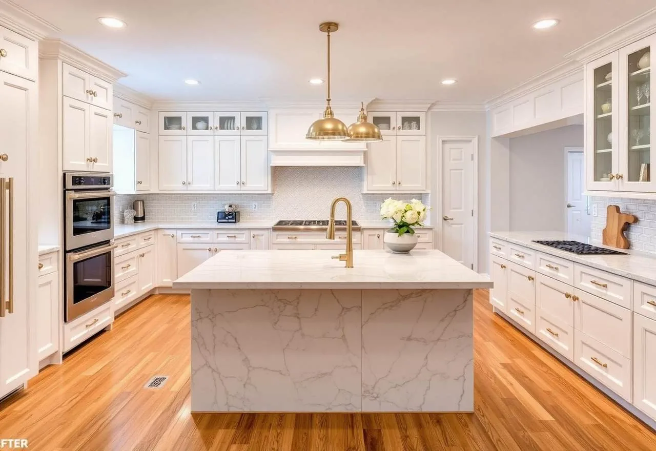 Luxury kitchen after Dream Craft Builders remodel